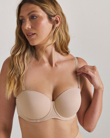 Fantasie Aura Moulded Strapless Wired Bra Natural Beige