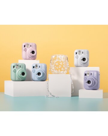 Fujifilm Instax Mini 13 Camera inc Skinny Dip Case & 20 Shot Film - Frost Blue