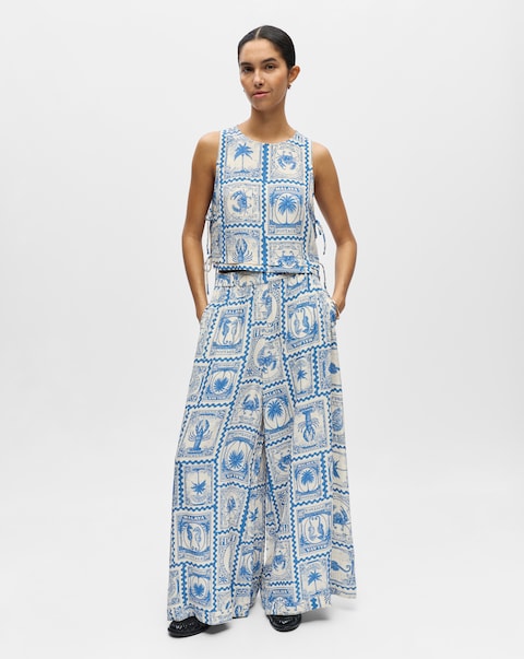 OBJECT High Waisted Skirt Pant