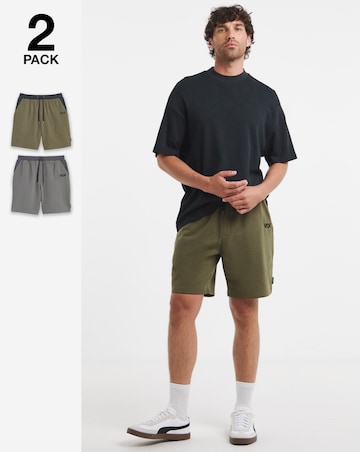 Voi 2 Pack Contrast Pocket Sweat Short