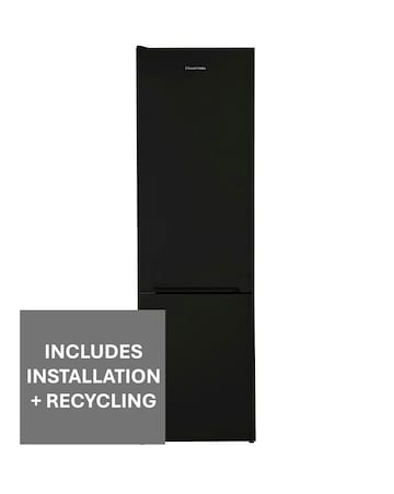 Russell Hobbs RH180FF541E1B Fridge Freezer Black + Install