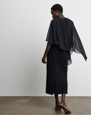 Joanna Hope Cape Midi Dress