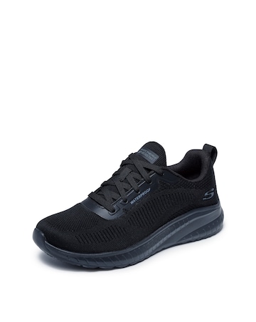 Skechers Black Workwear Squad Choas Trainers - Wide Fit (E)
