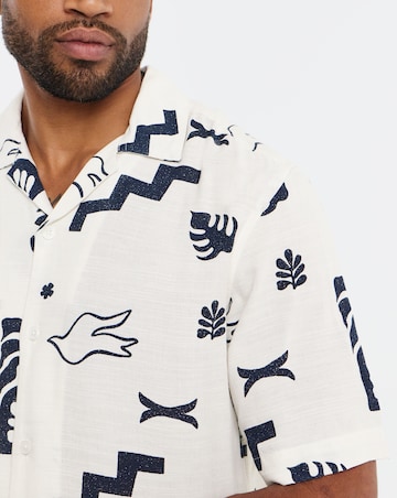 Only & Sons Printed Shirt - Cream