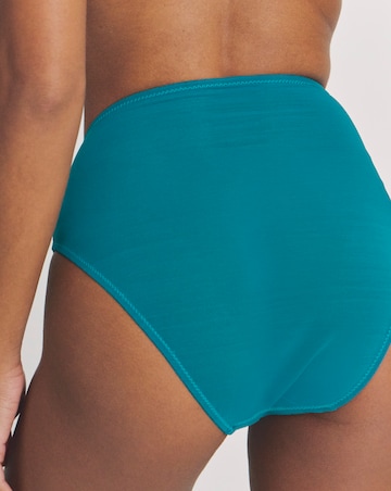 Pretty Secrets Lace Full Brief Knickers Teal
