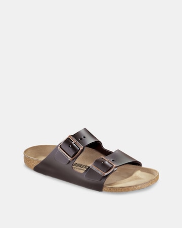 Birkenstock Classic Smooth Leather Arizona Sandals - Dark Brown