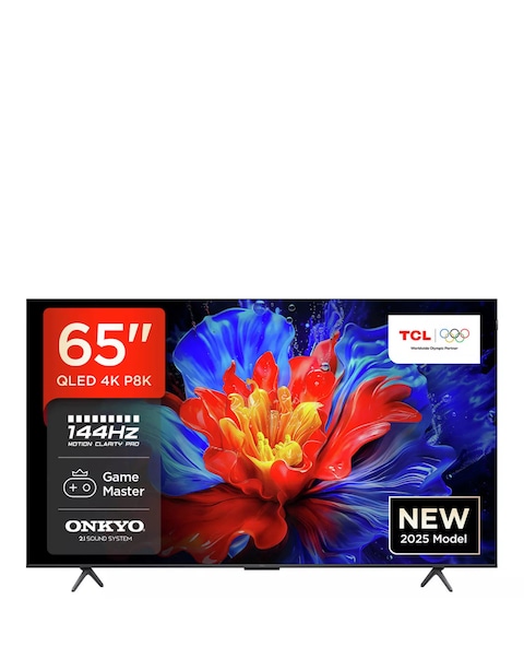 TCL 65P8K-UK 65in 4K Ultra HD HDR Smart Fire TV with Freely
