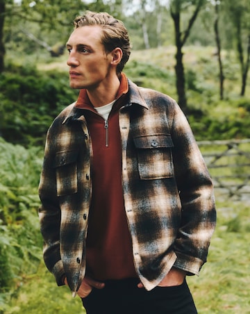 Check Quilt Lined Jacket