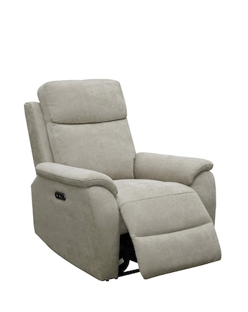 Aspire Kingsmere Fabric Power Recliner Armchair