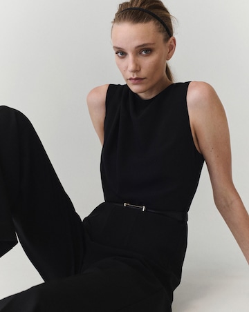 Mango Belt Detail Jumpsuit