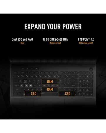 ASUS TUF Gaming Laptop - 16in NVIDIA GeForce RTX 5050 AMD Ryzen 7 16GB 1TB SSD