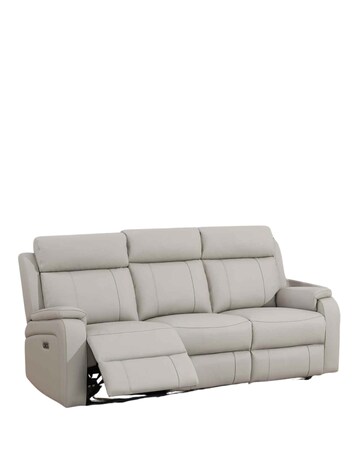 Prescott Leather Power Recliner 3 Seater Sofa