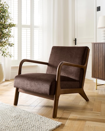 Fletcher Wooden Accent Chair
