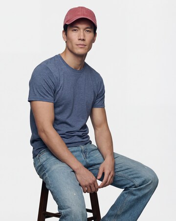 Denim Marl Crew Neck T-Shirt Long