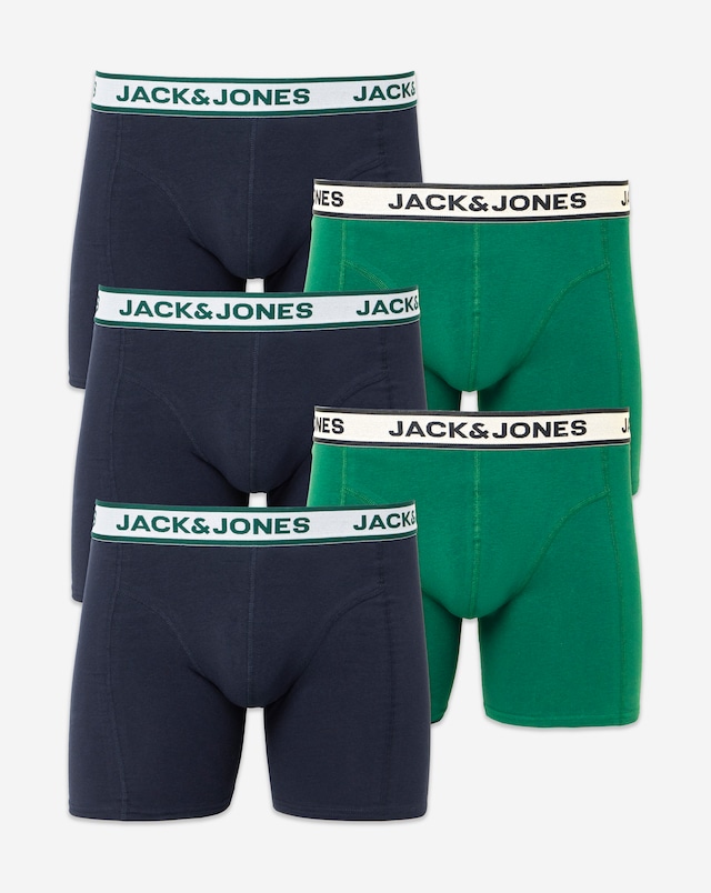 JACK & JONES Nolan Logo Boxers 5 Pack - Multi