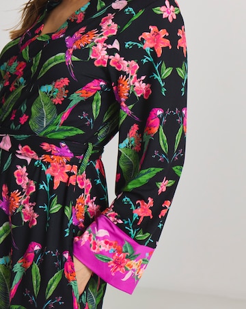 Figleaves Floral Gown With Bag And Eye Mask