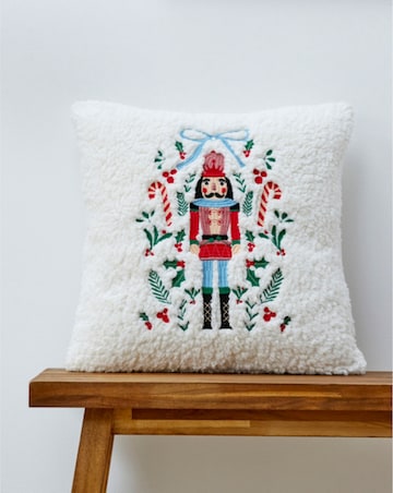 Fleece Nutcracker Cushion