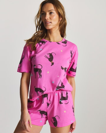 Pretty Secrets Value Pyjama Short Set Dog Print