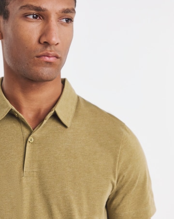 Marl Jersey Polo Shirt Long