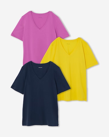 3 Pack V-Neck T-Shirts