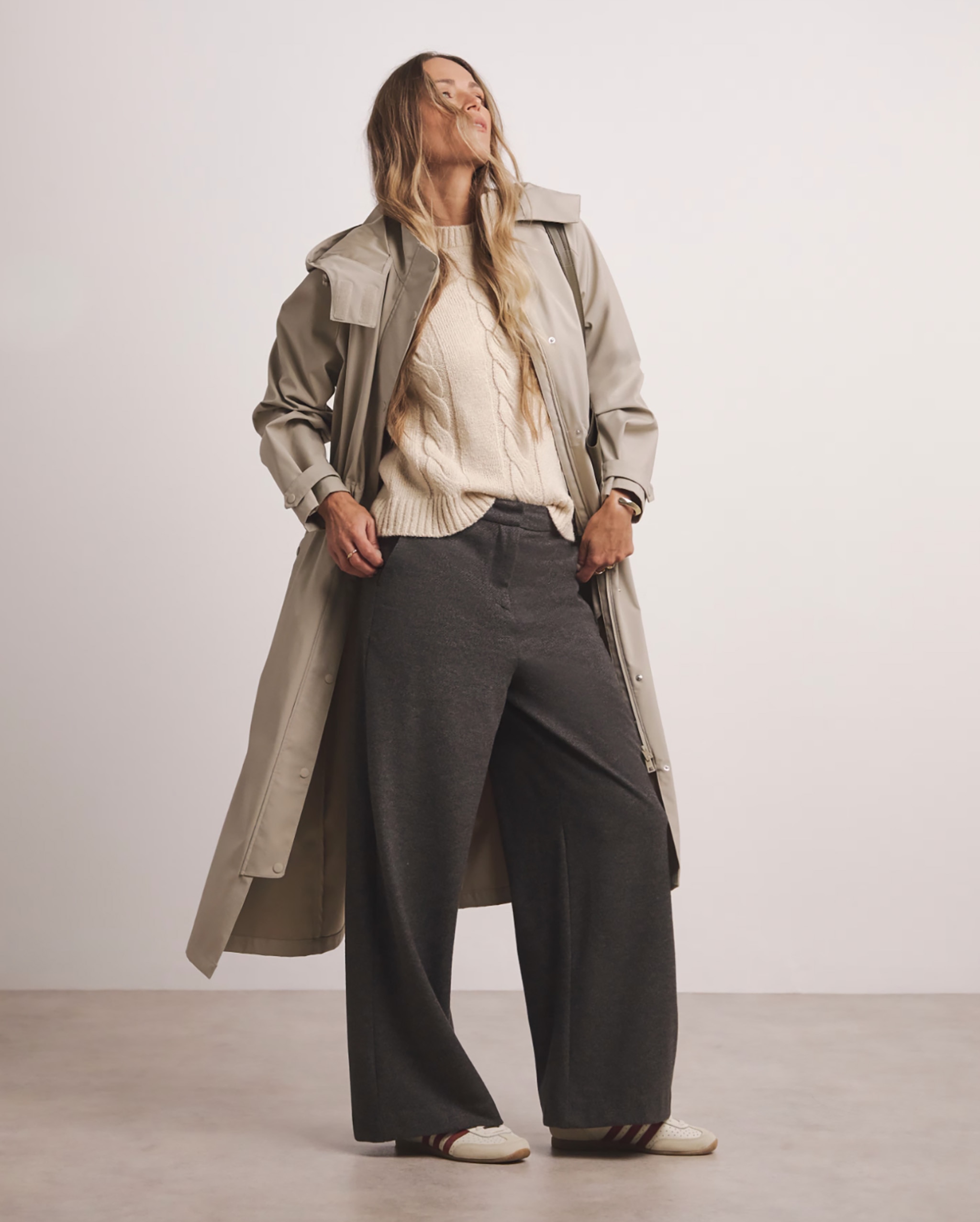 Stylish lady wearing trendy clothes