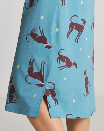 Pretty Secrets (2 Pack) Value Midi Nighties Dog Print