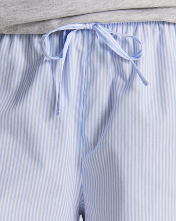 Pretty Secrets (2 Pack) Pyjama Sleep Vest Tops Black/Grey Marl