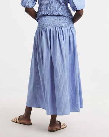 Shirred Waist Skirt