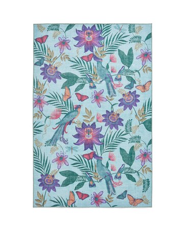 Catherine Lansfield Amaya Tropical Birds Rug