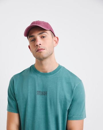 Relaxed Fit Vintage Wash Mind & Soul Graphic T-Shirt