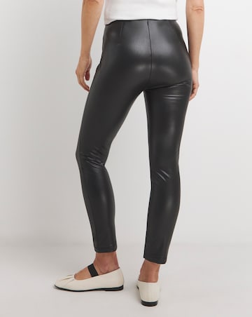 PU Leather Look Legging with Stretch