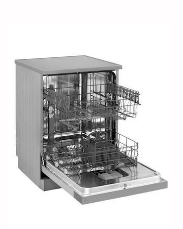 LG DF030FL Freestanding Dishwasher E Rated - Silver