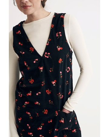 Nobody's Child Piper Floral Cord Pinny dress