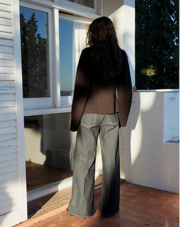 Mango Knitted Jacket with Jewel Buttons