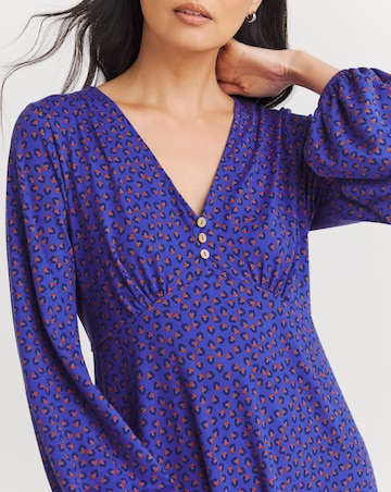 Julipa Button Front Midi Dress