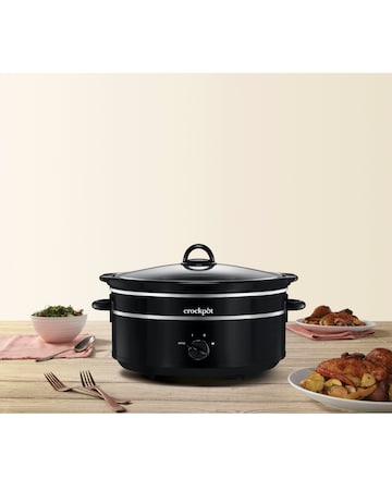 Crockpot SCV655B 6.5 Litre One Pot Black Manual Slow Cooker