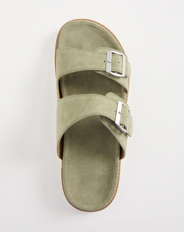 Folio Suede Buckle Sandal Standard Fit