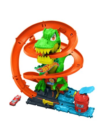 Hot Wheels City T-Rex Blaze Battle Playset