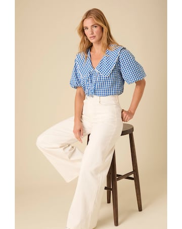 Nobody's Child Birdie Gingham Blouse