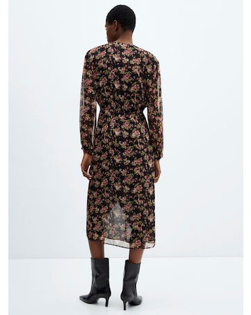 Mango Knot Print Dress