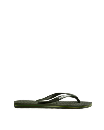 Havaianas Basil Logo Flip Flops - Green