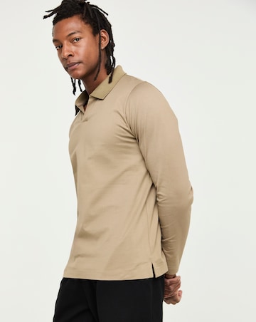 Premium 100% Mercerised Trophy Neck Polo- Mocha