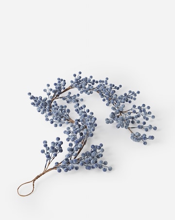 Frosted Blue Berry Garland