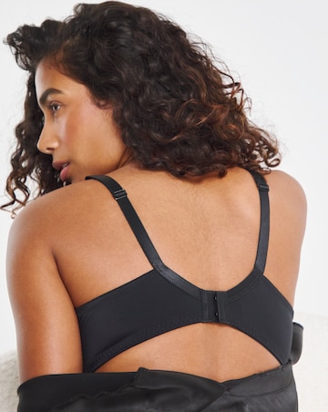 Pretty Secrets (2 Pack) Lottie Lace Micro Full Cup Wired Bras (B-G) Black/White