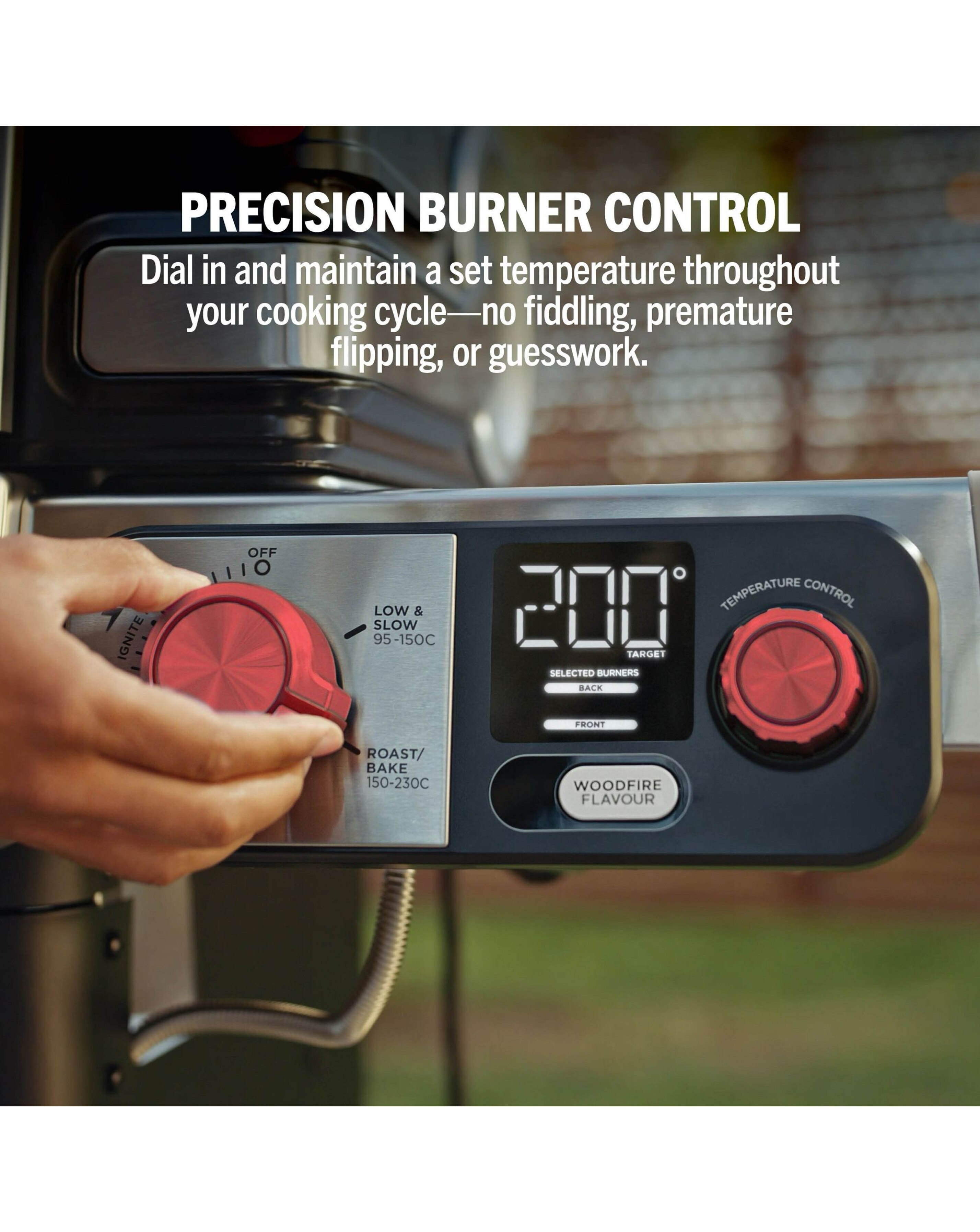 Ninja FlexFlame Outdoor Cooking System Barbecue PG301UK Black
