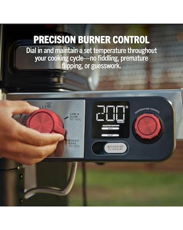 Ninja FlexFlame Outdoor Cooking System Barbecue PG301UK Black/ Silver