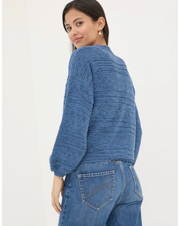 FatFace Anna Ikat Tape Cardigan