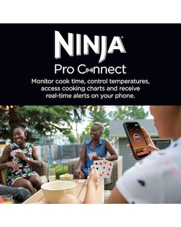 Ninja Woodfire OG901UK Pro Connect XL Electric BBQ Grill and Smoker