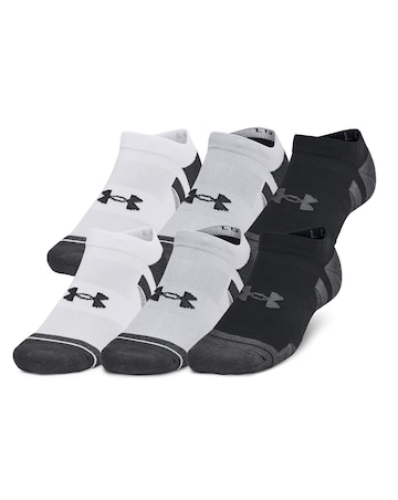 Under Armour Performance Tech 6 Pack No Show Socks