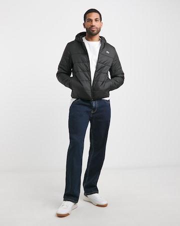 Lacoste Classic Hooded Black Padded Jacket